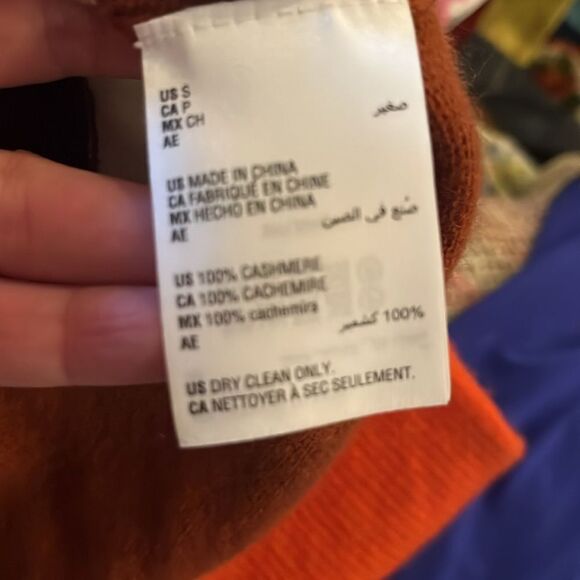 Charter Club Cashmere Striped Multicolor Midi Dress, size S - Picture 11 of 12